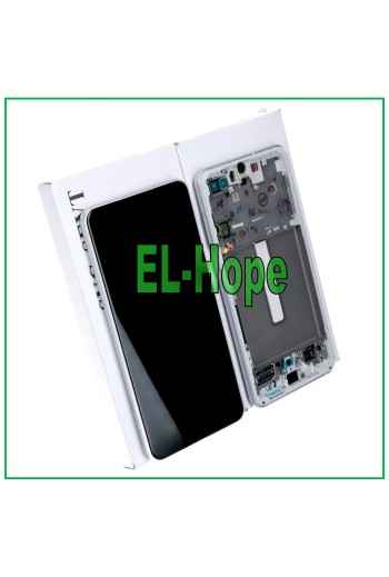 MARCO ORIGINAL PANTALLA LCD SAMSUNG GALAXY S21 FE SM-G990 PANTALLA TÁCTIL BLANCA
