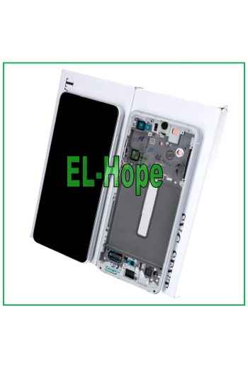 MARCO ORIGINAL PANTALLA LCD SAMSUNG GALAXY S21 FE SM-G990 PANTALLA TÁCTIL BLANCA