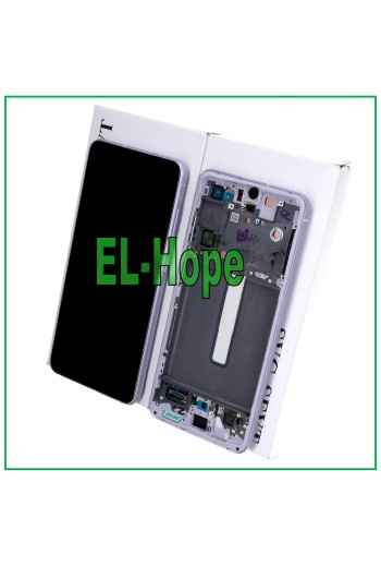 MARCO ORIGINAL PANTALLA LCD SAMSUNG GALAXY S21 FE SM-G990 PANTALLA TÁCTIL MORADA