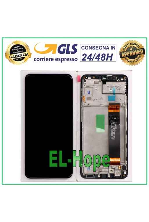 MARCO ORIGINAL PANTALLA LCD SAMSUNG GALAXY A23 4G 2022 SM-A235 PANTALLA TÁCTIL NEGRA