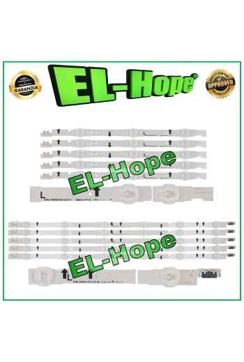 KIT DE 10 BARRAS LED PARA TV SAMSUNG DE 40 LB126 D4GE-400DCA-R2 - LB127 D4GE-400DCB-R2