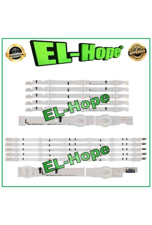KIT DE 10 BARRAS LED PARA TV SAMSUNG DE 40 LB126 D4GE-400DCA-R2 - LB127 D4GE-400DCB-R2