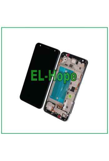 PANTALLA TÁCTIL LCD + MARCO PARA MONITOR LG K40 LMX420EMW PANTALLA DE CRISTAL PLATEADA