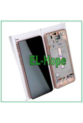 PANTALLA LCD + MARCO ORIGINAL SAMSUNG GALAXY A53 5G SM A536 A536B TÁCTIL DORADO