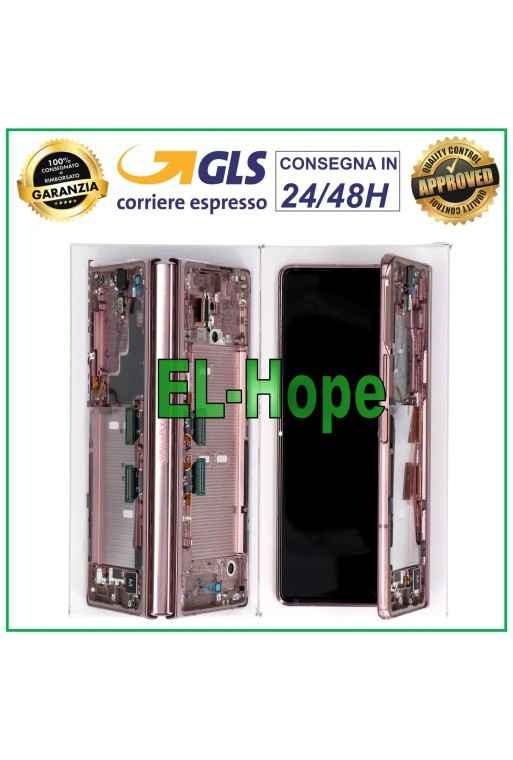 PANTALLA LCD 100% ORIGINAL SAMSUNG GALAXY Z FOLD 2 5G 2020 SM-F916 TÁCTIL MARRÓN