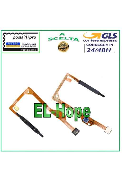 TECLA FLEXIBLE PLANA CON HUELLA DActilar HUAWEI P SMART 2021 PPA-LX2 NEGRO