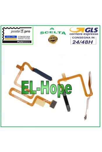 TECLA FLEXIBLE PLANA CON HUELLA OPPO A74 5G CPH2197 CPH2263 NEGRA