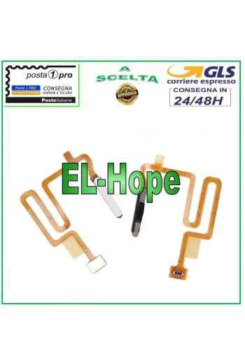 TECLA FLEXIBLE PLANA CON HUELLA OPPO A74 5G CPH2197 CPH2263 PLATA