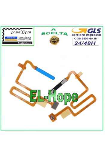 TECLA FLEXIBLE PLANA CON HUELLA OPPO A74 5G CPH2197 CPH2263 AZUL