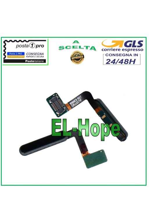 FUNDA PLANA FLEXIBLE CON LLAVE PARA HUELLA DACTILAR SAMSUNG GALAXY FOLD SM-F900 NEGRA
