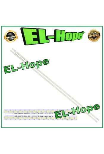 KIT DE 2 BARRAS DE TIRAS LED DE 64 PARA SHARP TV 2012SSP40A E5500 REV0 40PFL5527K 40PFL5507
