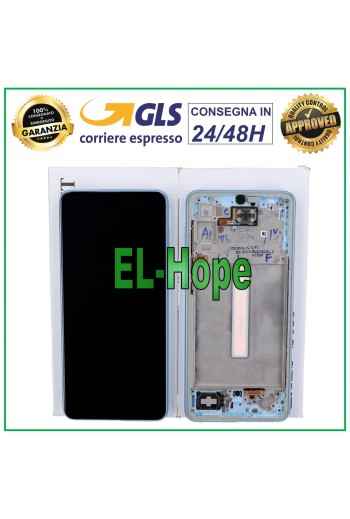 MARCO ORIGINAL PANTALLA LCD SAMSUNG GALAXY A33 5G 2022 SM-A336F A336B TÁCTIL AZUL