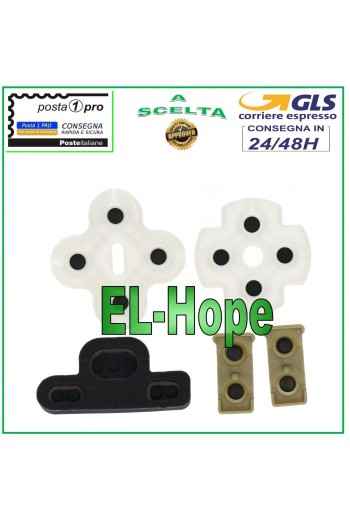 JUEGO DE BOTONES DE GOMA INTERNOS PARA MANDO DE PS3 PLAYSTATION 3 JOYPAD DE GOMA