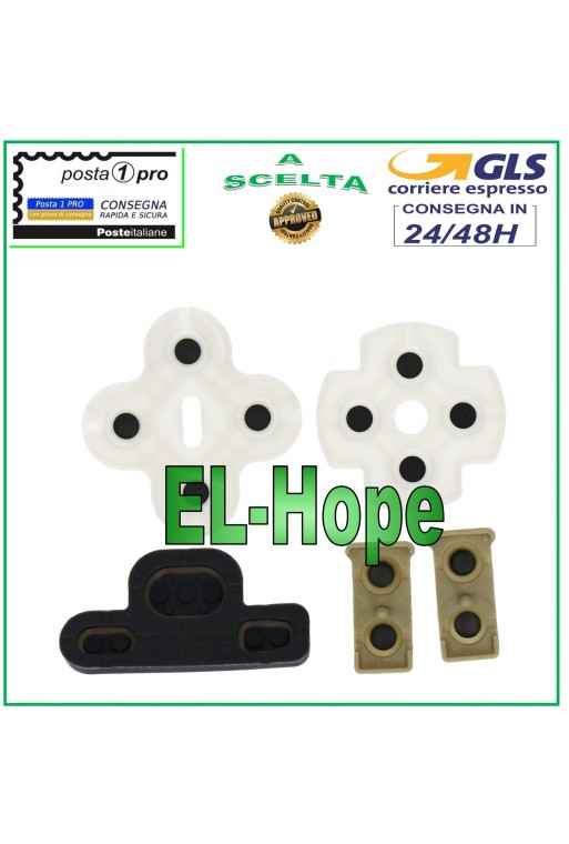 JUEGO DE BOTONES DE GOMA INTERNOS PARA MANDO DE PS3 PLAYSTATION 3 JOYPAD DE GOMA