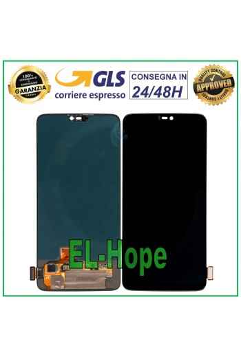 PANTALLA LCD OLED PARA ONEPLUS 6 A6000 A6003 PANTALLA TÁCTIL DE VIDRIO NEGRA