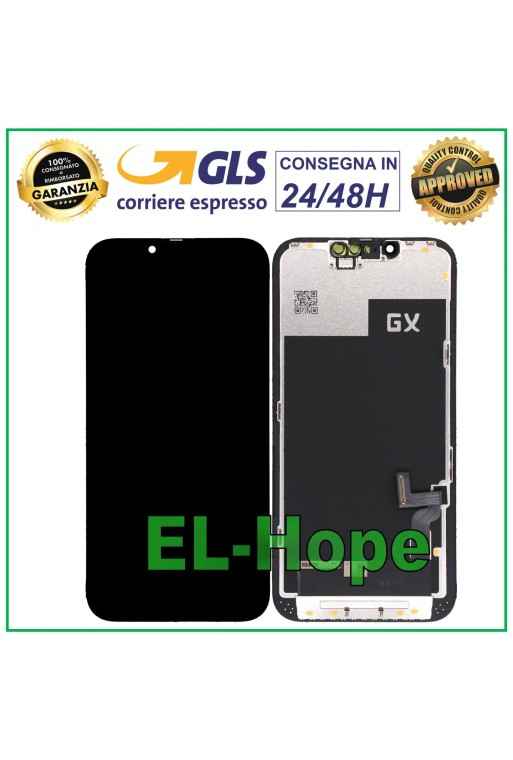 PANTALLA LCD OLED RÍGIDA PARA APPLE IPHONE 13 PANTALLA TÁCTIL DE VIDRIO GX ORIGINAL