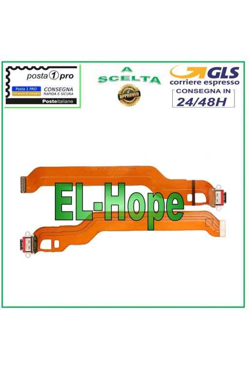 CONECTOR DE CARGA FLEXIBLE PLANO PARA BASE DE CARGA TIPO C OPPO RENO 5 PRO
