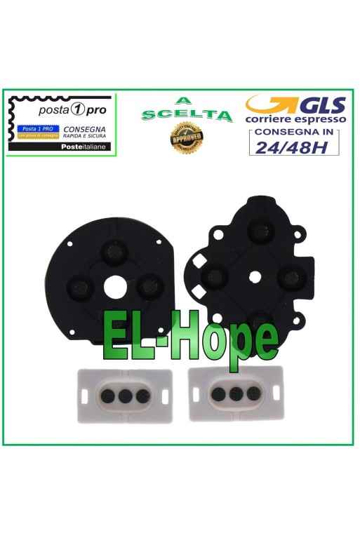 JUEGO DE BOTONES DE GOMA INTERNOS PARA MANDO DE GOMA SONY PSP 1000