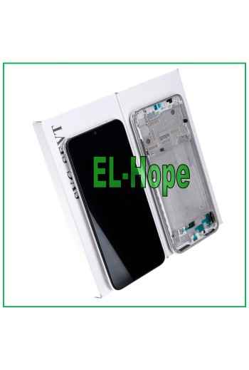 PANTALLA LCD ORIGINAL + MARCO XIAOMI MI A3 M1906F9 / Mi CC9E TÁCTIL PLATA BLANCO