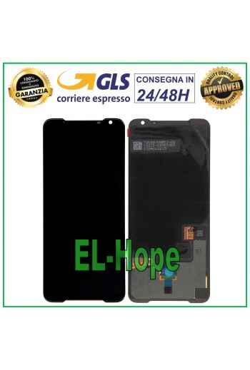 PANTALLA TÁCTIL LCD OLED PARA ASUS ROG PHONE 2 II ZS660KL PANTALLA DE CRISTAL NEGRO