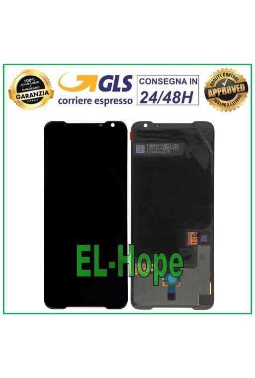 PANTALLA TÁCTIL LCD OLED PARA ASUS ROG PHONE 2 II ZS660KL PANTALLA DE CRISTAL NEGRO