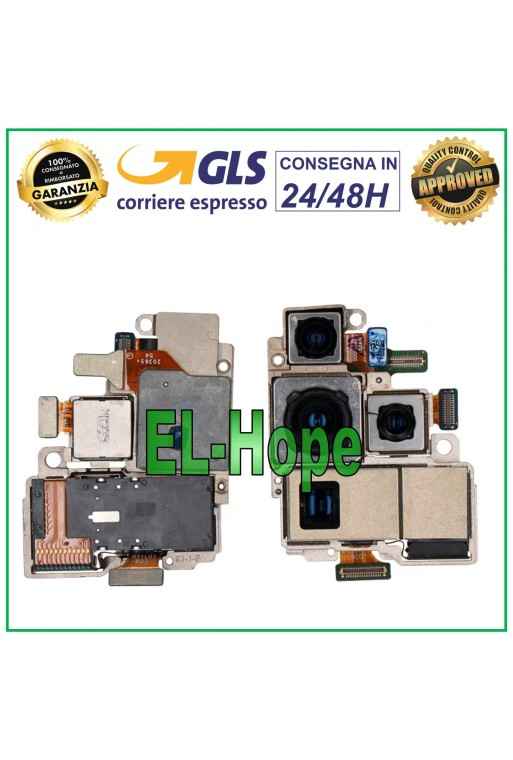 KIT COMPLETO CÁMARA TRASERA SAMSUNG GALAXY S21 ULTRA SM-G998B CÁMARA TRASERA