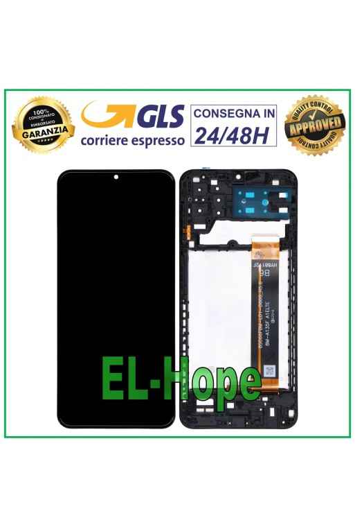 PANTALLA LCD TÁCTIL MARCO SAMSUNG GALAXY A13 4G 2022 SM A135F PLANO BOE B6