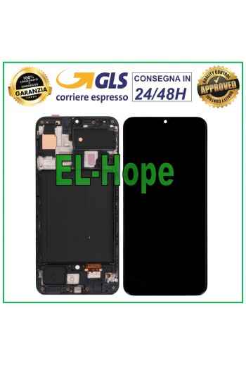 PANTALLA LCD TFT PARA SAMSUNG GALAXY A50 SM A505F MARCO DE CRISTAL DE PANTALLA TÁCTIL