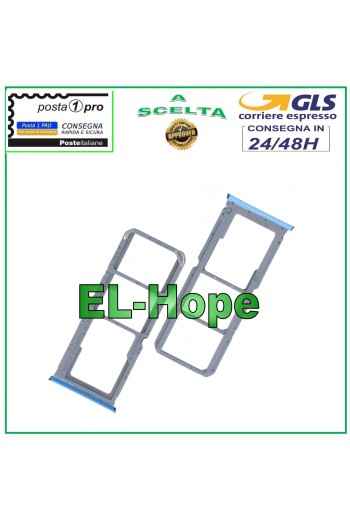 RANURA PARA CARRIL SIM COMPARTIMENTO PARA TARJETA MICRO SD PARA OPPO A16S CPH2271 / A16 CPH2269 AZUL