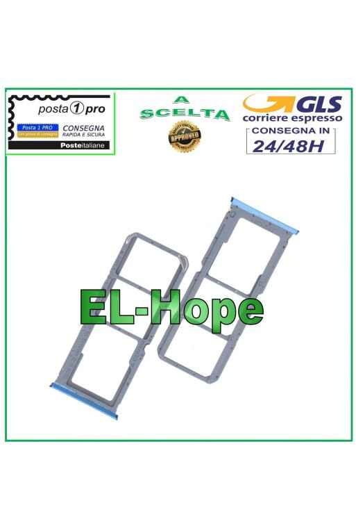 RANURA PARA CARRIL SIM COMPARTIMENTO PARA TARJETA MICRO SD PARA OPPO A16S CPH2271 / A16 CPH2269 AZUL