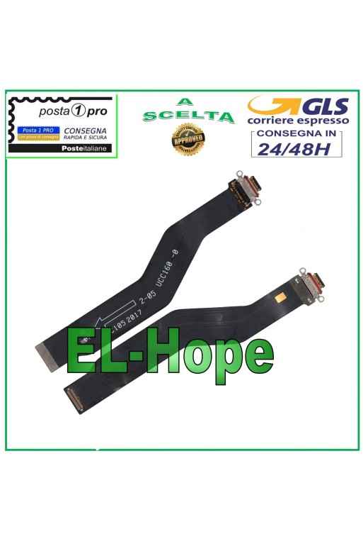Conector de carga flexible plano para OPPO Find X2 CPH2023 tipo C