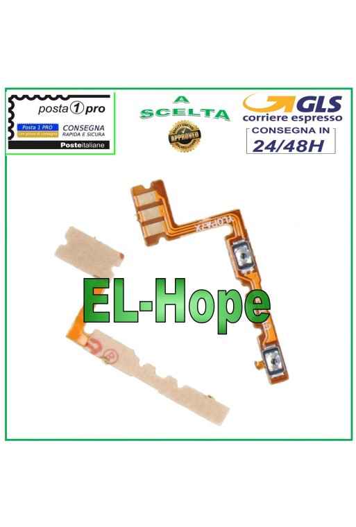 TECLAS LATERALES PLANAS FLEXIBLES SUBIR/BAJAR VOLUMEN PARA OPPO A7X PBMM00 PBBT00