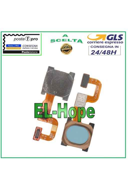 TECLA FLEXIBLE PLANA CON HUELLA OPPO A7X PBMM00 PBBT00 VERDE PINO