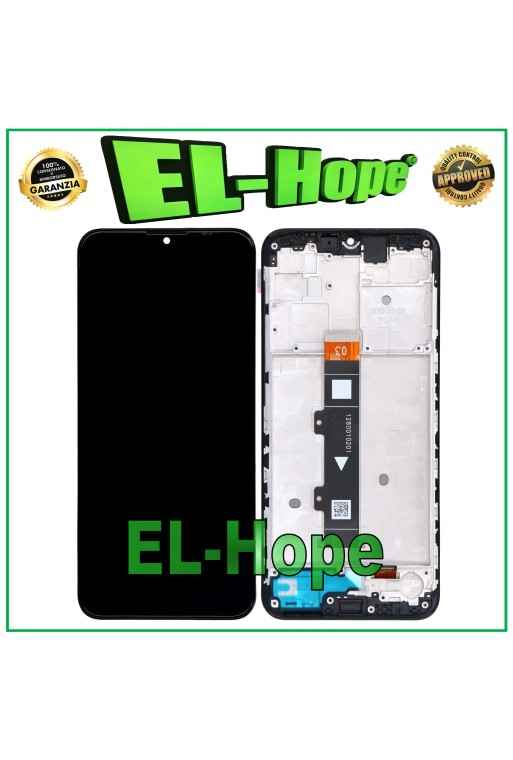 MARCO DE PANTALLA LCD PARA MOTOROLA MOTO G30 XT2129 XT-2129 PANTALLA TÁCTIL CRISTAL NEGRO