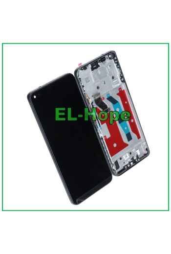 MARCO DE PANTALLA LCD PARA HUAWEI HONOR 50 LITE NTN-LX1 L22 PANTALLA TÁCTIL CRISTAL NEGRO