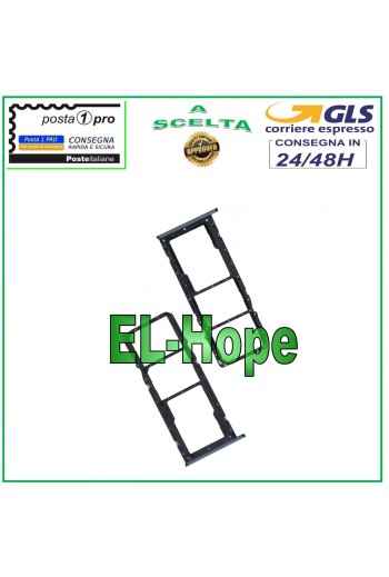 RANURA CARRIL SIM COMPARTIMENTO TARJETA MICRO SD PARA OPPO REALME C21 RMX3201 CARCASA NEGRA