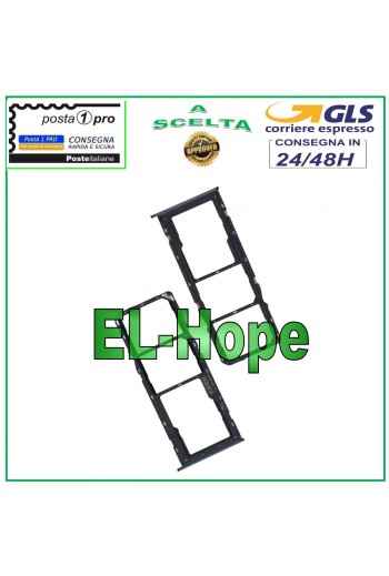RANURA PARA CARRIL SIM COMPARTIMENTO PARA TARJETA MICRO SD PARA OPPO REALME C11 2020 RMX2185 NEGRO