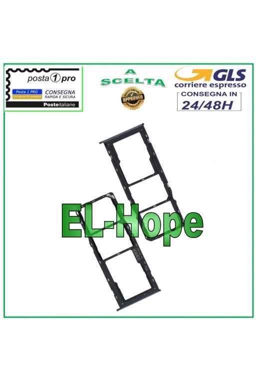 RANURA PARA CARRIL SIM COMPARTIMENTO PARA TARJETA MICRO SD PARA OPPO REALME C11 2020 RMX2185 NEGRO