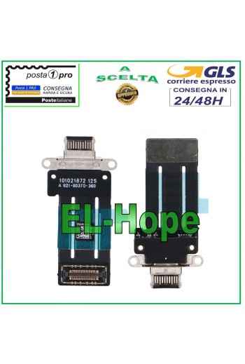 Conector de carga para iPad Pro 12.9 (2021, 5. generación, A2379, A2461, A2462), color negro