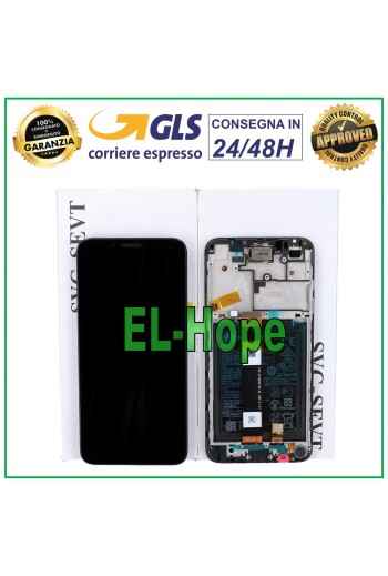 MARCO DE PANTALLA LCD ORIGINAL BATERÍA HUAWEI Y5P Y5 PLUS 2020 DRA-LX9 TÁCTIL NEGRO