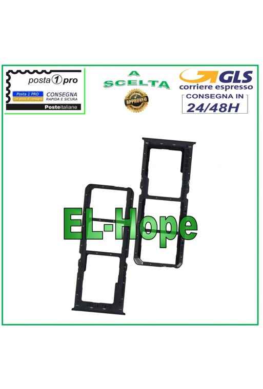 COMPARTIMENTO PARA RANURA DE CARRIL NANO SIM MICRO SD PARA OPPO A92 CPH2059 CARCASA NEGRA