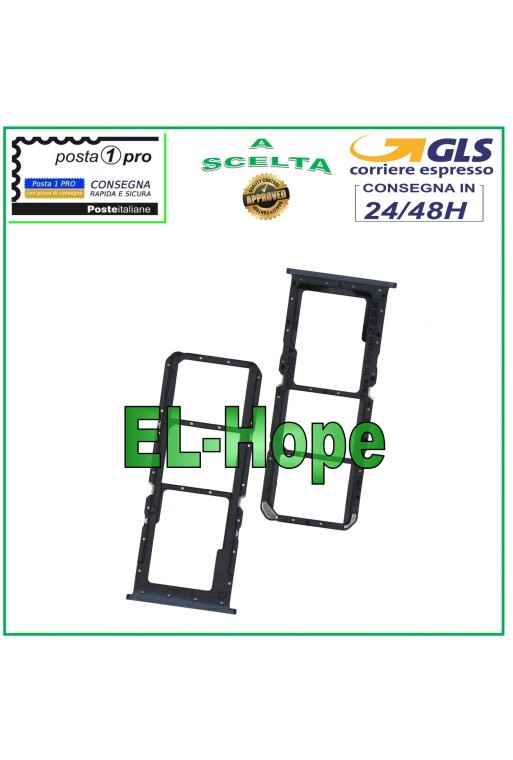 RANURA PARA CARRIL SIM COMPARTIMENTO PARA TARJETA MICRO SD PARA OPPO A53 2020 / A53S CPH2127 NEGRO
