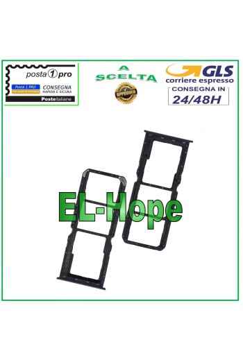 RANURA PARA CARRIL SIM COMPARTIMENTO PARA TARJETA MICRO SD PARA OPPO REALME C21Y RMX3261 RMX3263 NEGRO