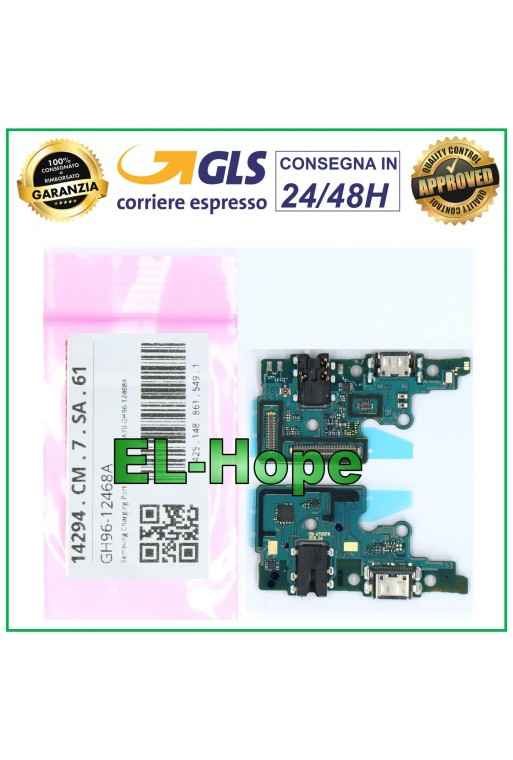 CONECTOR DE CARGA ORIGINAL PARA BASE DE SERVICIO SAMSUNG GALAXY A70 SM A705 REV SUB_04