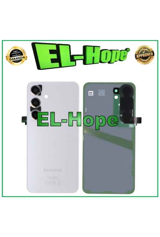 TAPA DE BATERÍA ORIGINAL SAMSUNG GALAXY S24 SM-S921 CUBIERTA DEL CUERPO MÁRMOL GRIS