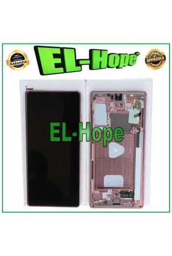 PANTALLA LCD DE SERVICIO ORIGINAL SAMSUNG GALAXY NOTE 20 SM N980 N981 TÁCTIL BRONCE