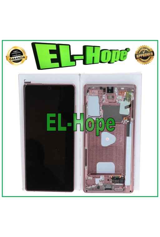 PANTALLA LCD DE SERVICIO ORIGINAL SAMSUNG GALAXY NOTE 20 SM N980 N981 TÁCTIL BRONCE