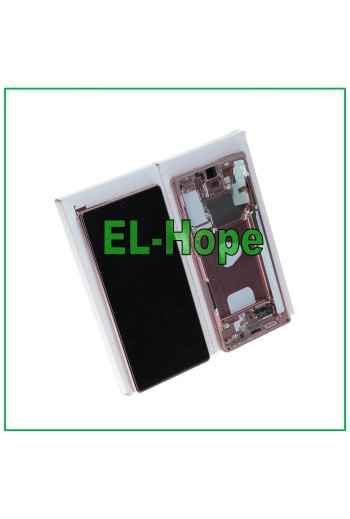 PANTALLA LCD DE SERVICIO ORIGINAL SAMSUNG GALAXY NOTE 20 SM N980 N981 TÁCTIL BRONCE