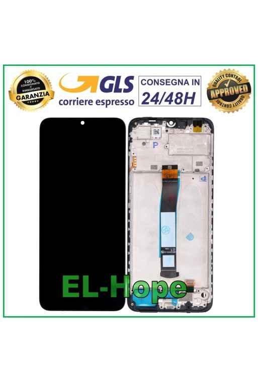 MARCO DE PANTALLA LCD PARA XIAOMI REDMI 10C 220333QAG 220333QBi 220333QNY CRISTAL TÁCTIL