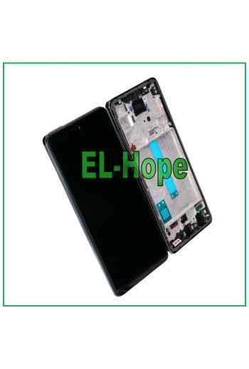 PANTALLA LCD TFT PARA SAMSUNG GALAXY A52S 5G SM A528 A528B MARCO DE PANTALLA TÁCTIL NEGRO